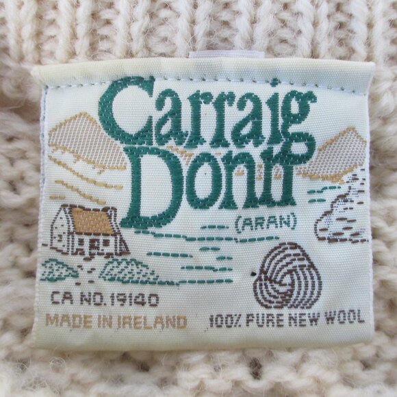 CARRAIG DONN IRISH FISHERMAN'S SWEATER - Picture 12 of 16
